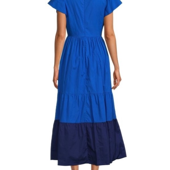 ⚫️ KENSIE
Two Tone Tiered Maxi Dress NEW size 12 retails $138​ - Picture 2 of 11